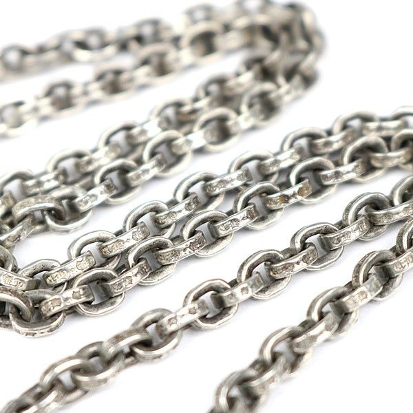 専用クロムハーツシルバー925 CHROME HEARTS 銀座店 クロムハーツ ペーパーチェーン ネックレス 20