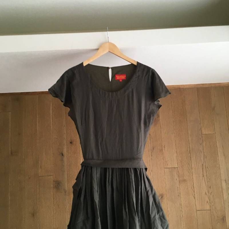 ヴィヴィアンウエストウッド レッドレーベル 水玉 ワンピース 2 美品 Vivienne Westwood RED LABELヴィヴィアンウエストウッド レッド