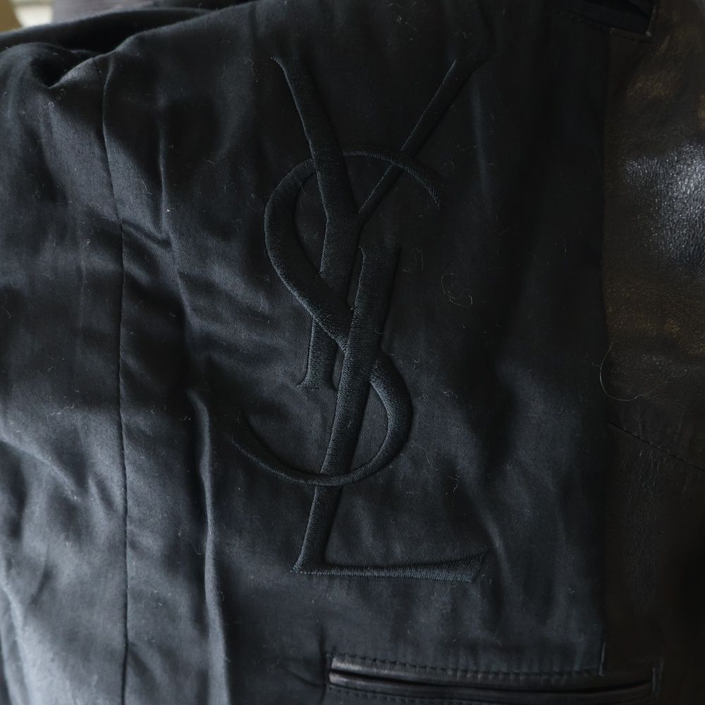 YVES SAINT LAURENT (イヴサンローラン) TOM FORD期 3B LEATHER JACKET