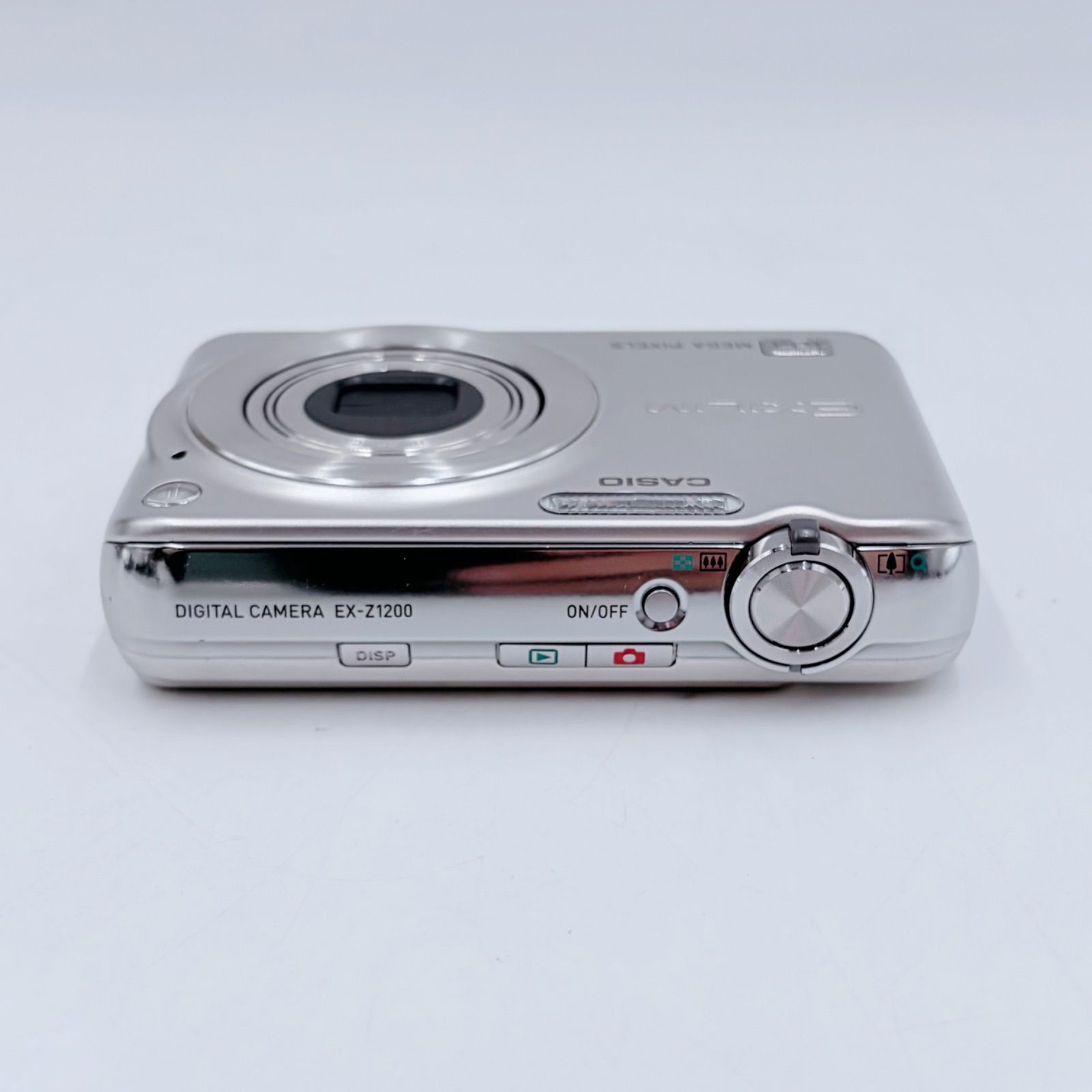 美品】CASIO EXILIM EX-Z1200 シルバー コンデジ デジカメ カシオ