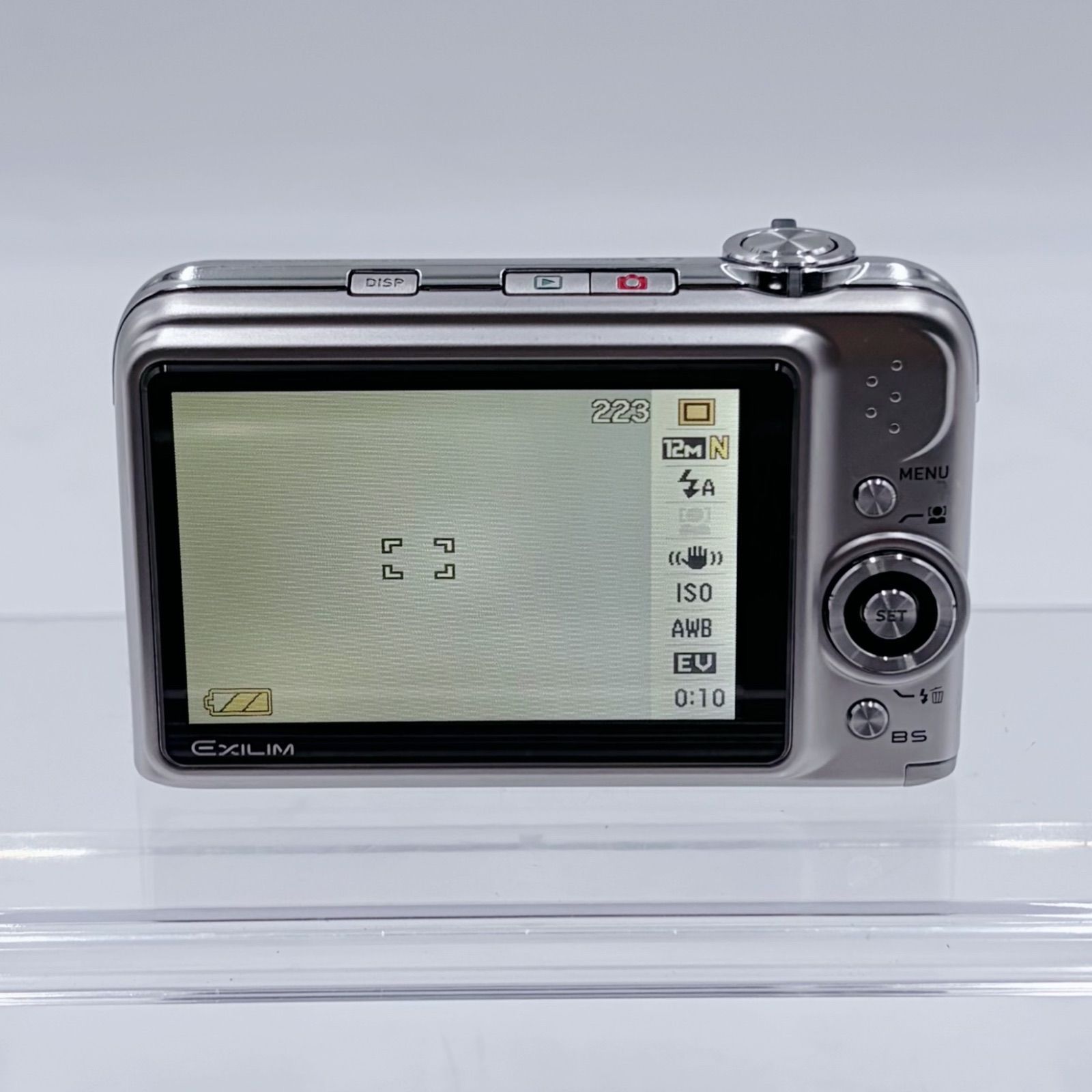 美品】CASIO EXILIM EX-Z1200 シルバー コンデジ デジカメ カシオ