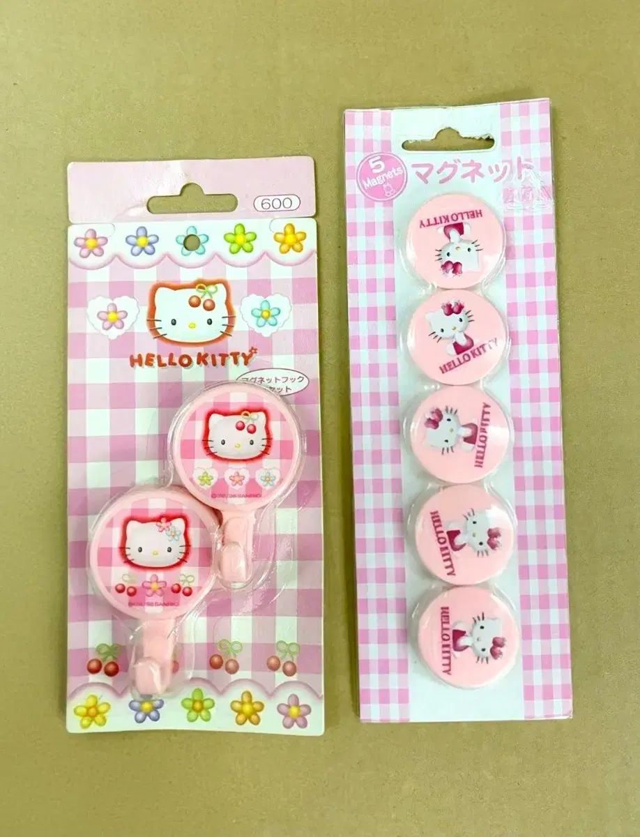 ハローキティ マグネット 2種セット さくらんぼキティ フック ハローキティ マグネティック さくらんぼキティ