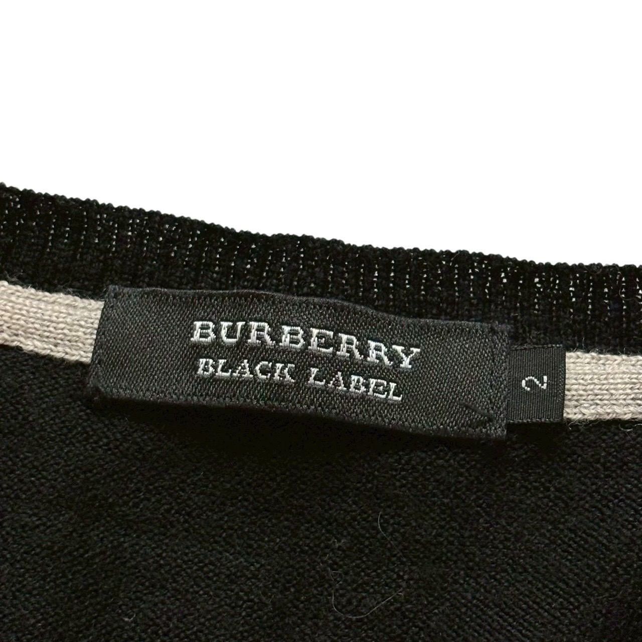 BURBERRY BLACK LABEL バーバリーブラックレーベル Vネック セーター