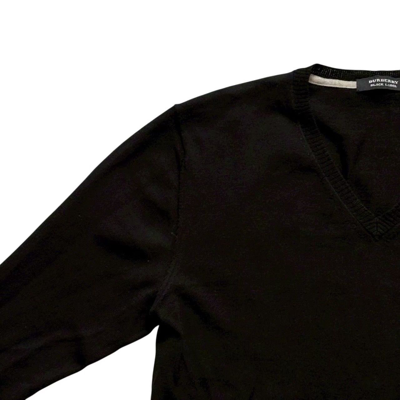 BURBERRY BLACK LABEL バーバリーブラックレーベル Vネック セーター