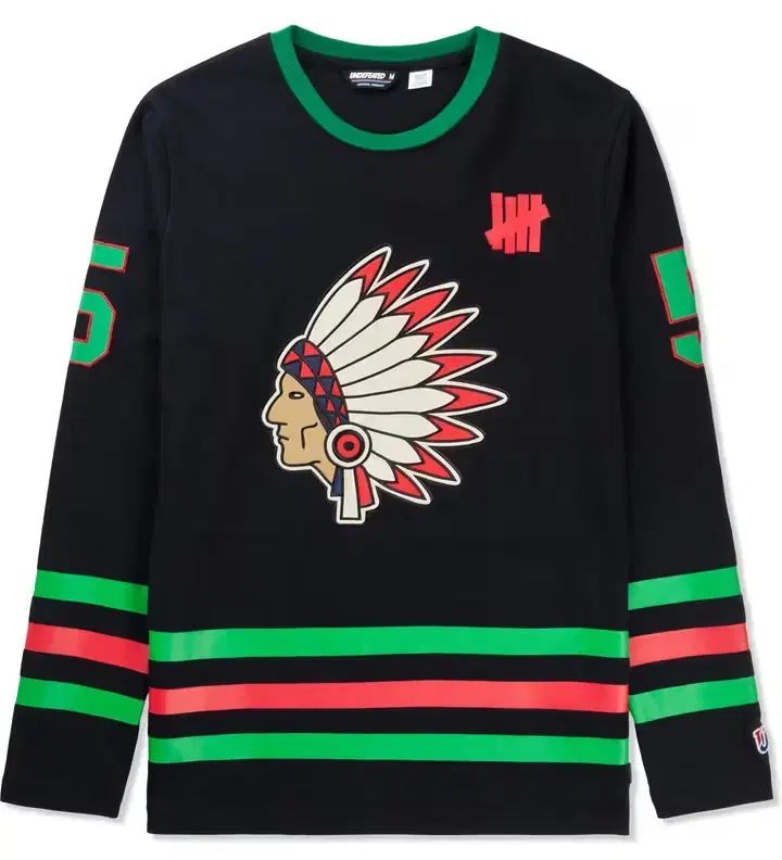 M UNDEFEATED BLACK NATIVE JERSEY