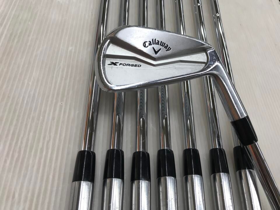 キャロウェイ　X FORGED 2024　ﾀﾞｲﾅﾐｯｸｺﾞｰﾙﾄﾞ　S300フレックス　アイアンセット　中古　ゴルフドゥ！成田美郷台店【最短即日発送】