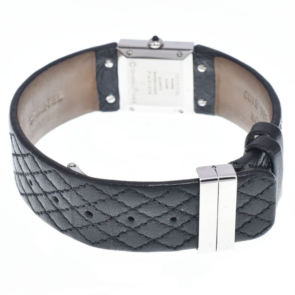 シャネル CHANEL H0116 マトラッセ ブラック クォーツ レディース 良品