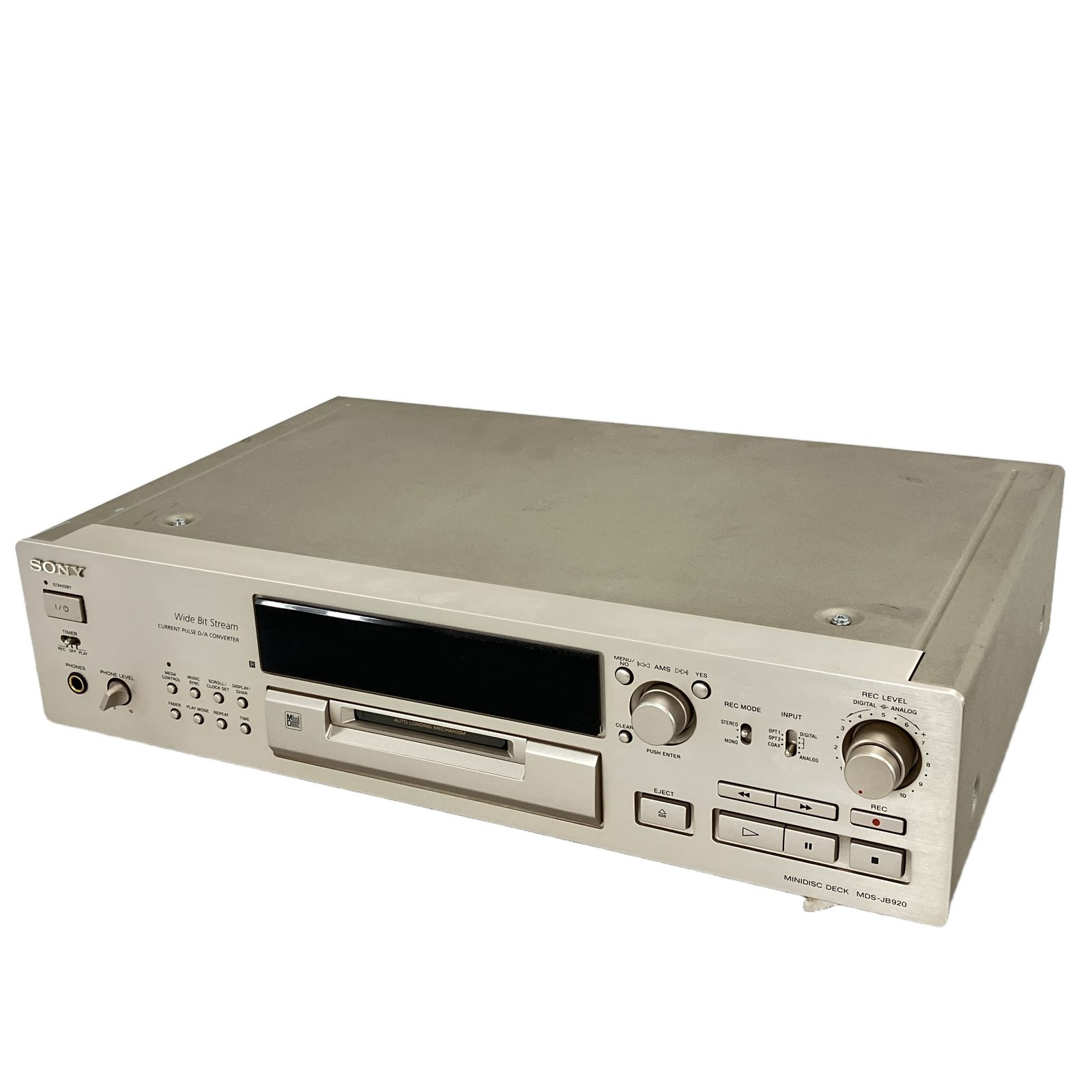 SONY MDS-JB920 ソニー ミニディスクデッキ MDデッキ MDプレーヤー 音響機材 ジャンク W11351202 11,060円