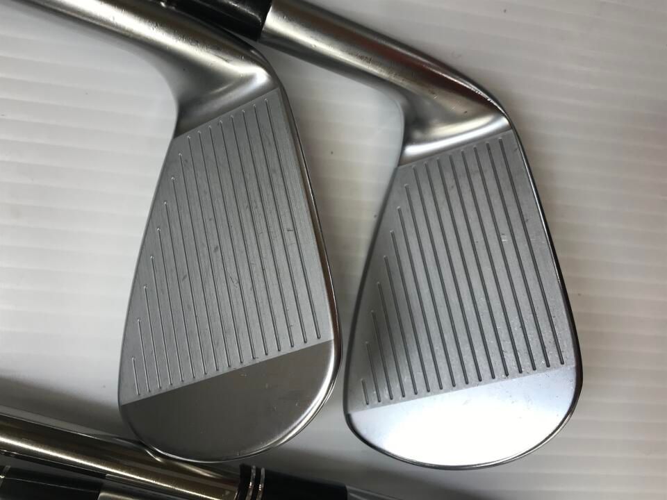 PT57A(プロストック)＋市販品MGプレステ(ロング加工)セット ダンロップ SRIXON ZX5 Mk2 ATTAS 80 Rフレックス アイアンセット 中古
