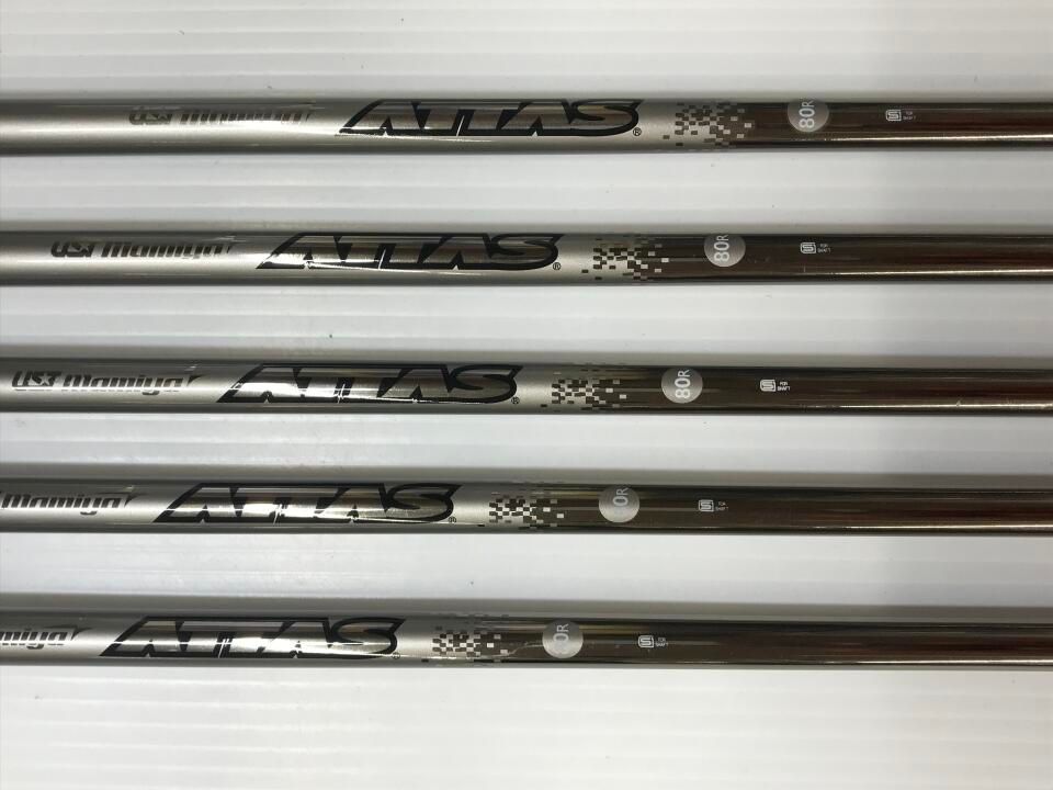 ダンロップ SRIXON ZX5 Mk2 ATTAS 80 Rフレックス アイアンセット 中古