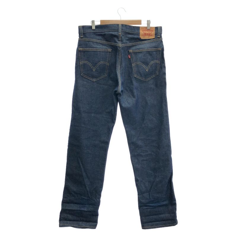 中古】LEVI'S 505 デニムパンツ W34 L32 ネイビー リーバイス ボタン裏