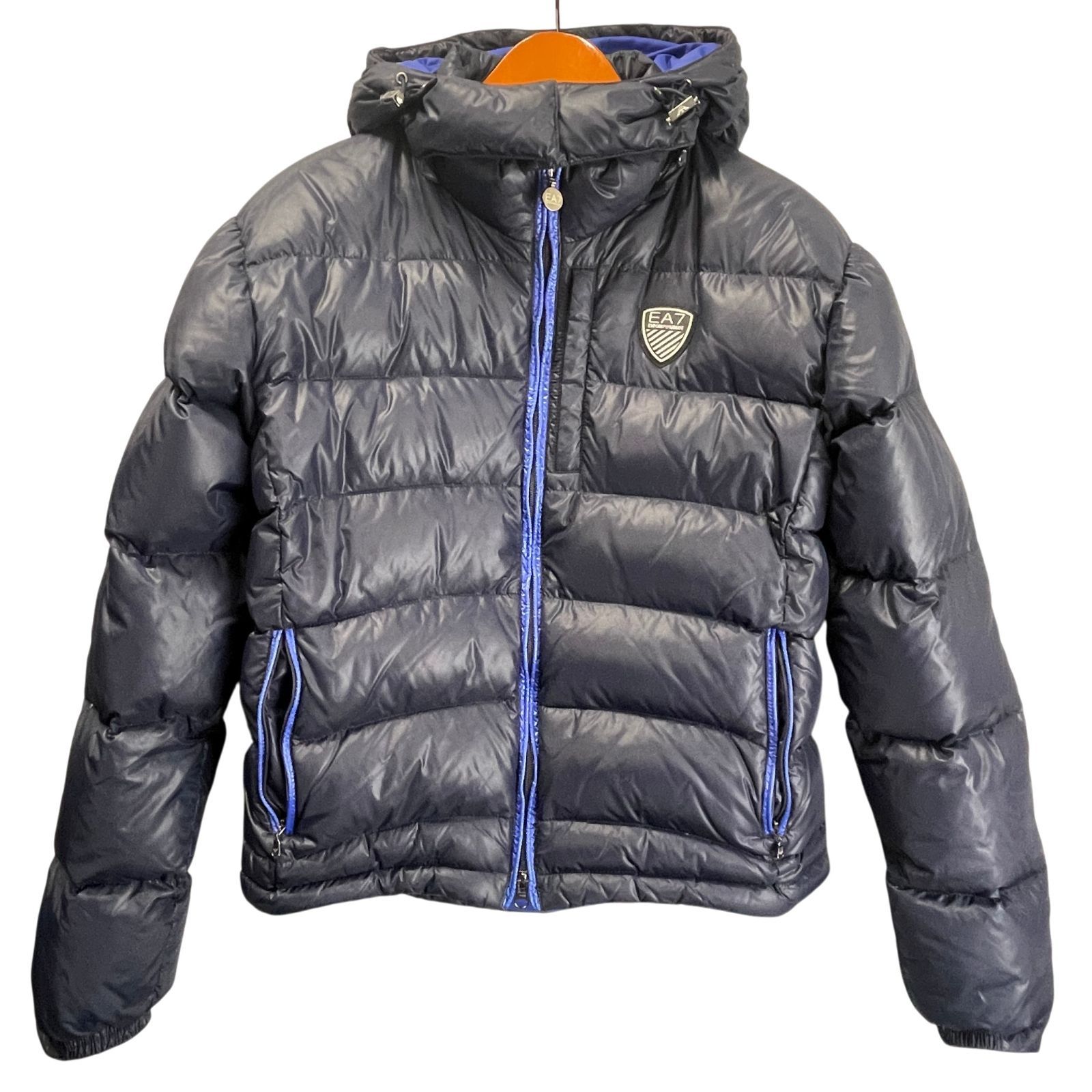 期間限定値下げ⭐︎新品未使用！EMPORIO ARMANI EA7 ネイビー EA7 EMPORIO ARMANI エンポリオ アルマーニ ダウンジャケット ネイビー