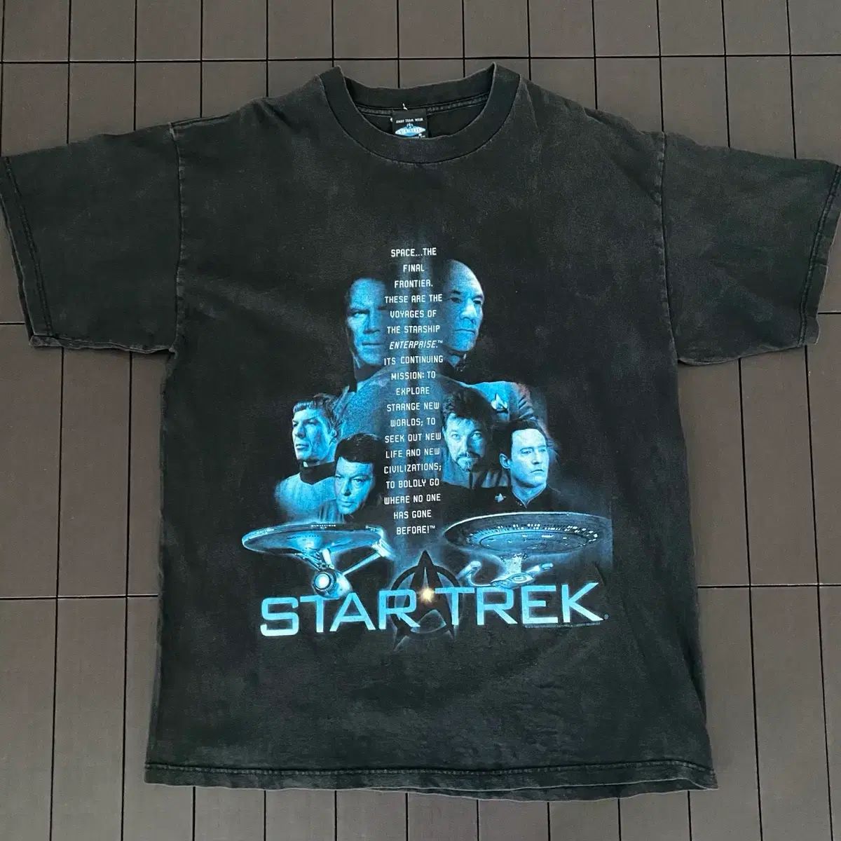 (XL) 90s スター トレック startrek MOVIE Tシャツ