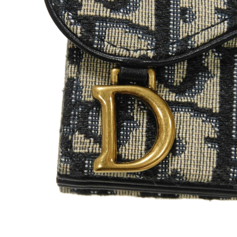 Dior ディオール サドル ジャスミン カードホルダー 現行 Dロゴ