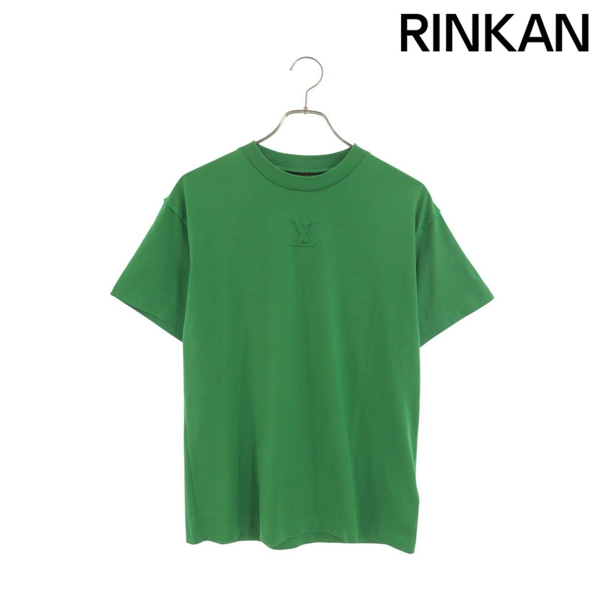 ルイヴィトン RM212 NPG HLY64W LVデボスTシャツ メンズ XS