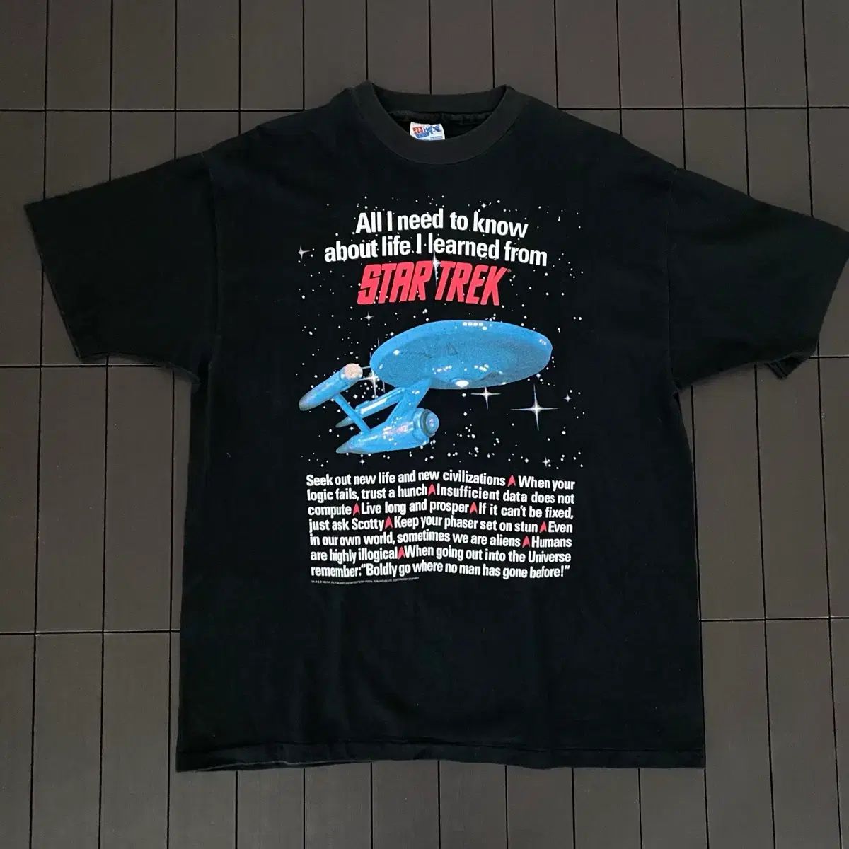 (XL) 90s スター トレック startrek MOVIE Tシャツ