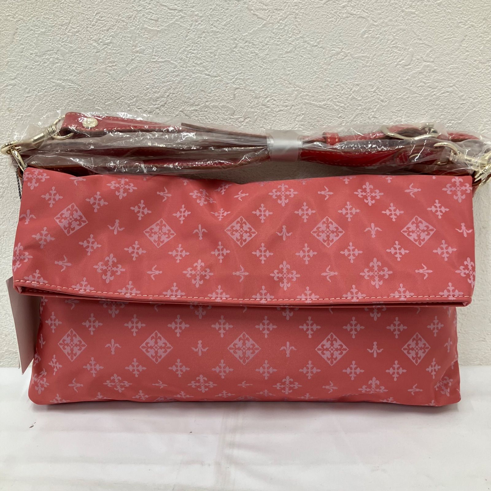 5363【美品】 russet ラシット ショルダーバッグ モノグラム 総柄 