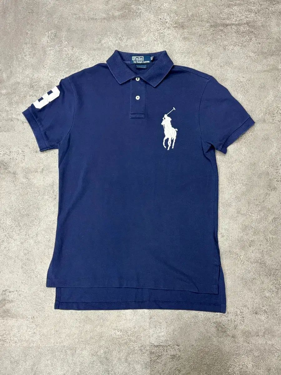 ポロラルフローレン ネイビー ビックポニー 半袖 カラーTシャツ