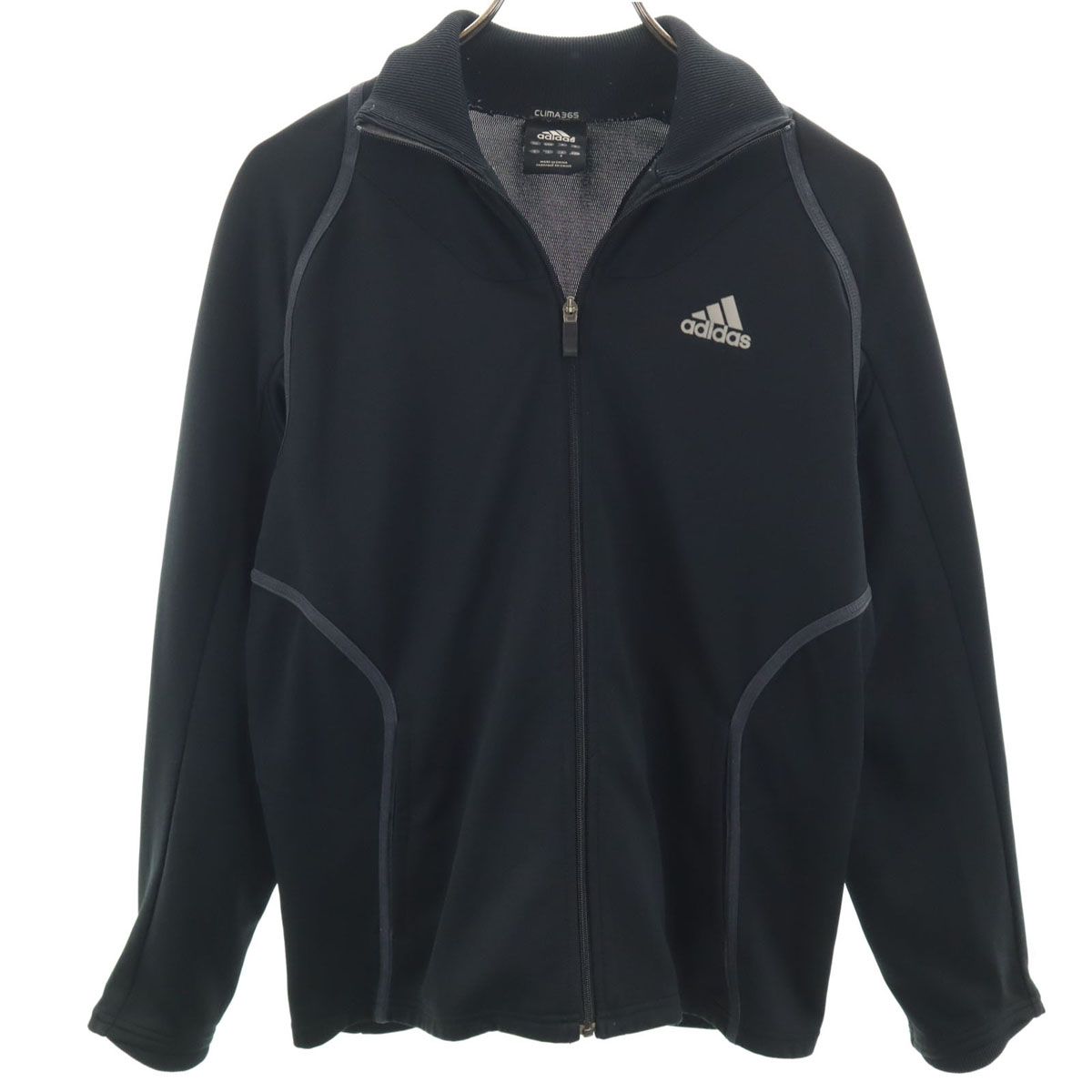 adidas アディダス トラックジャケット S ブラック ジャージ メンズ 