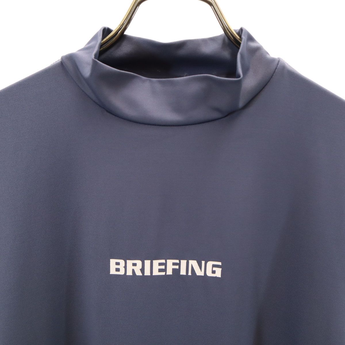 BRIEFING ブリーフィング 半袖 モックネック Tシャツ M