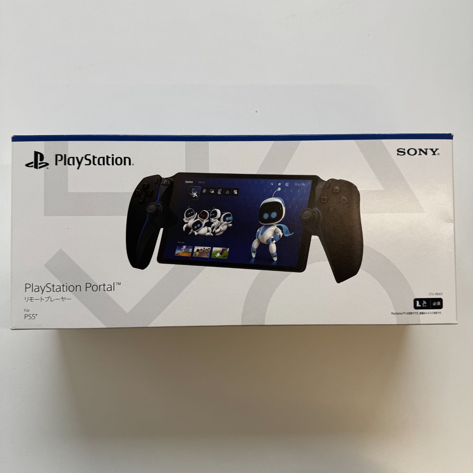 【新古品】PlayStation Portal リモートプレーヤー ミッドナイト ブラック 4948872017251