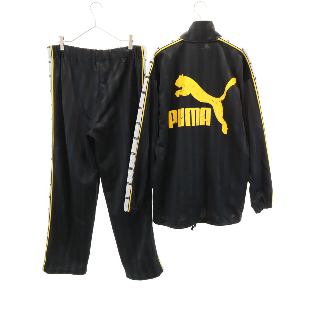PUMA プーマ 90s 日本製 オールド ストライプ柄 トラックジャケット