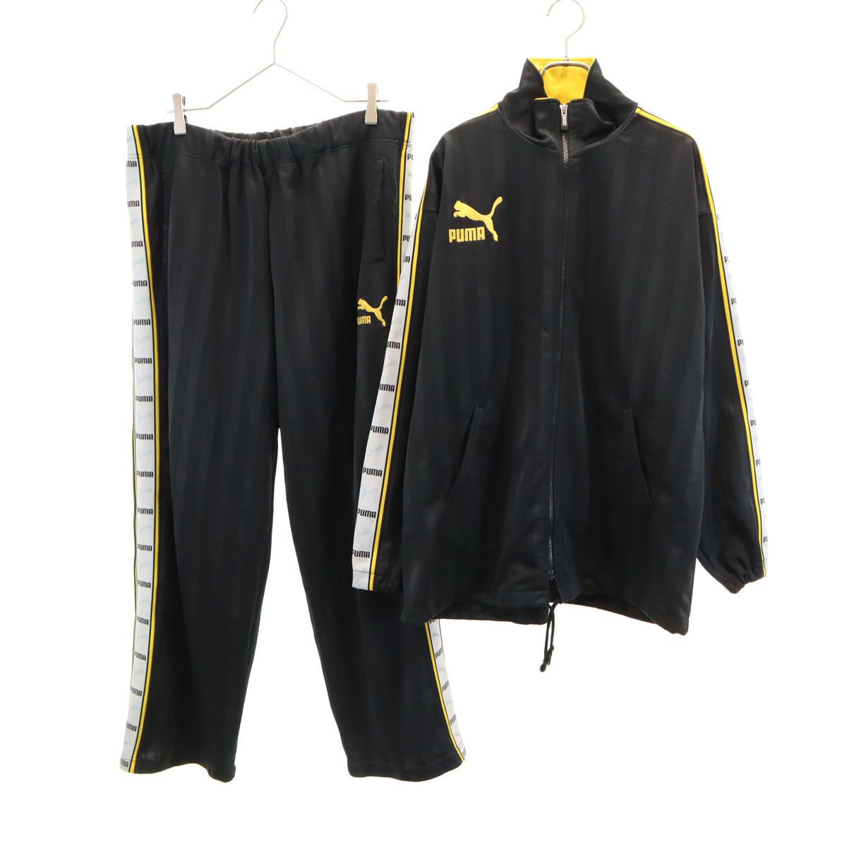 PUMA プーマ 90s 日本製 オールド ストライプ柄 トラックジャケット