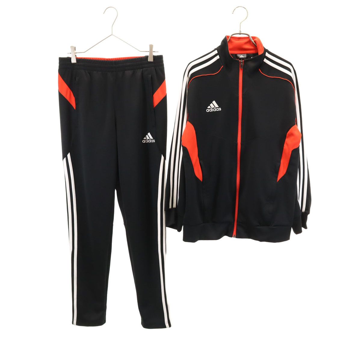 adidas アディダス トラックジャケット 上下 セットアップ L ブラック