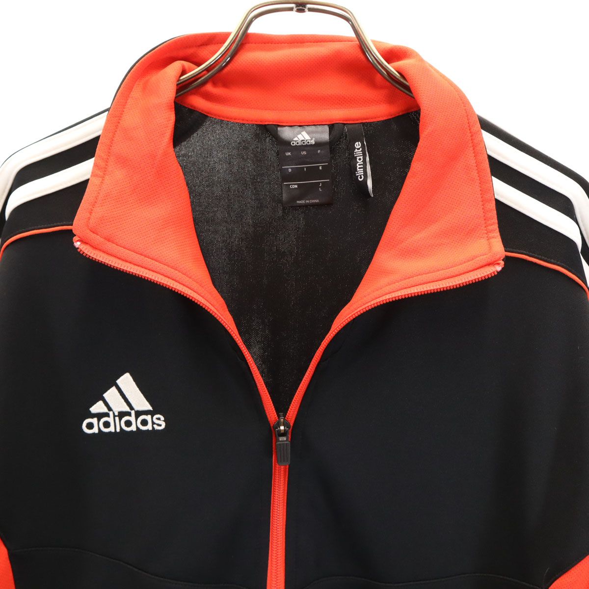 adidas アディダス トラックジャケット 上下 セットアップ L ブラック 