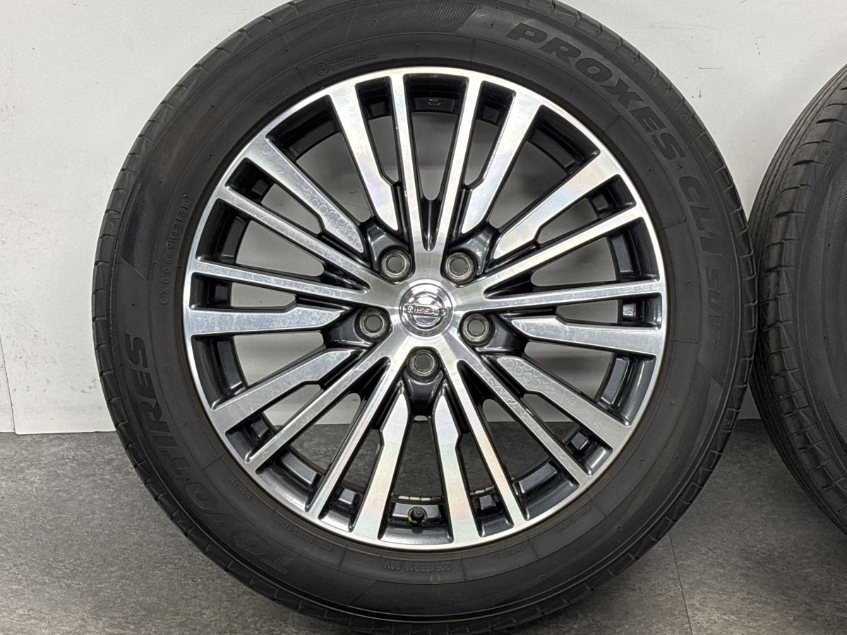良好品】ニッサン エルグランド ハイウェイスター 純正 18in 7.5J +55
