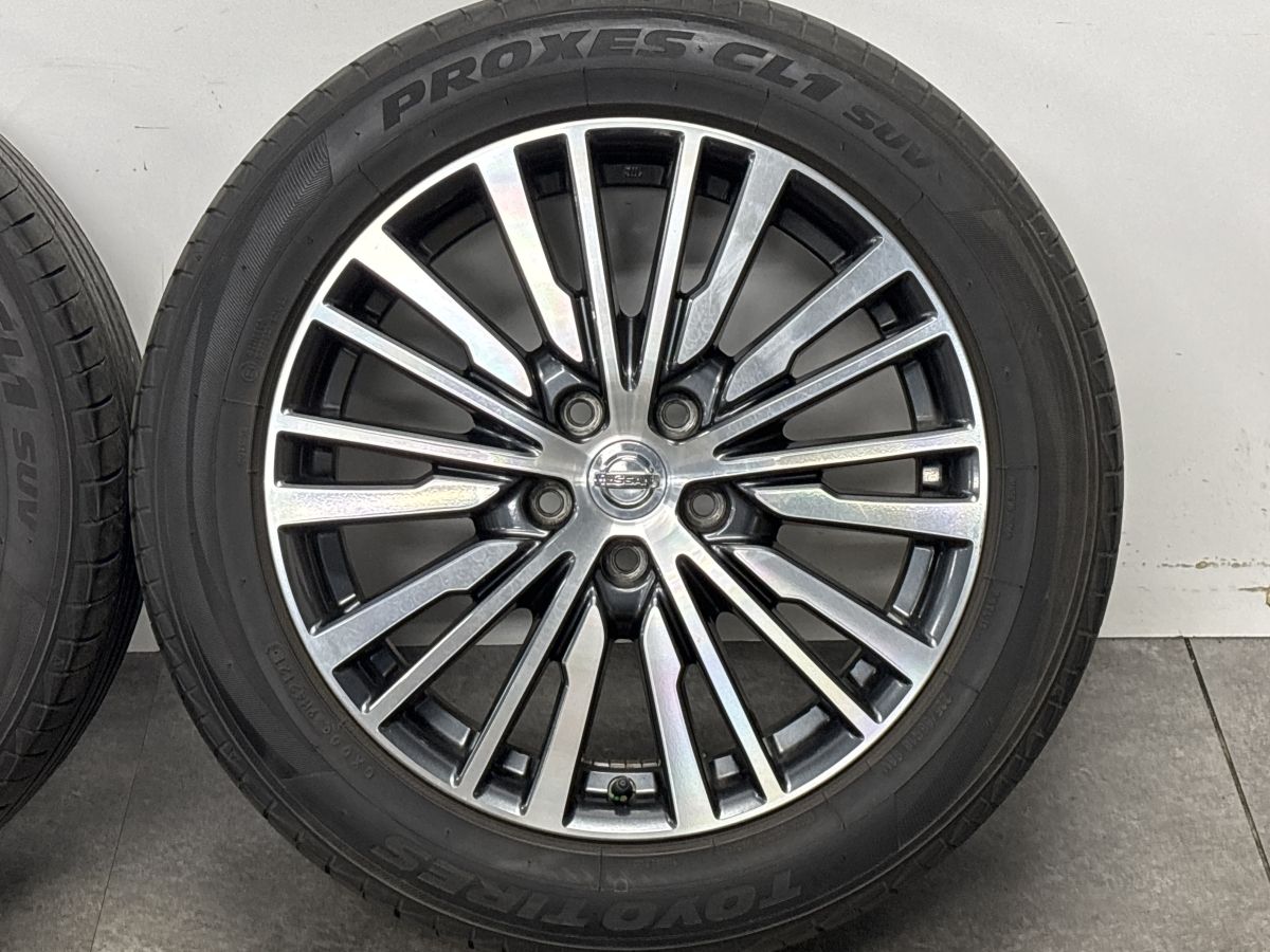 良好品】ニッサン エルグランド ハイウェイスター 純正 18in 7.5J +55