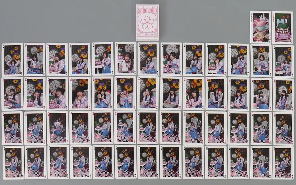 【中古】おもちゃ 櫻坂46 オリジナルトランプ 櫻坂46ファンクラブ『サクコレ』 第8回イベント「ティーパーティー」 チャレンジくじ特別賞