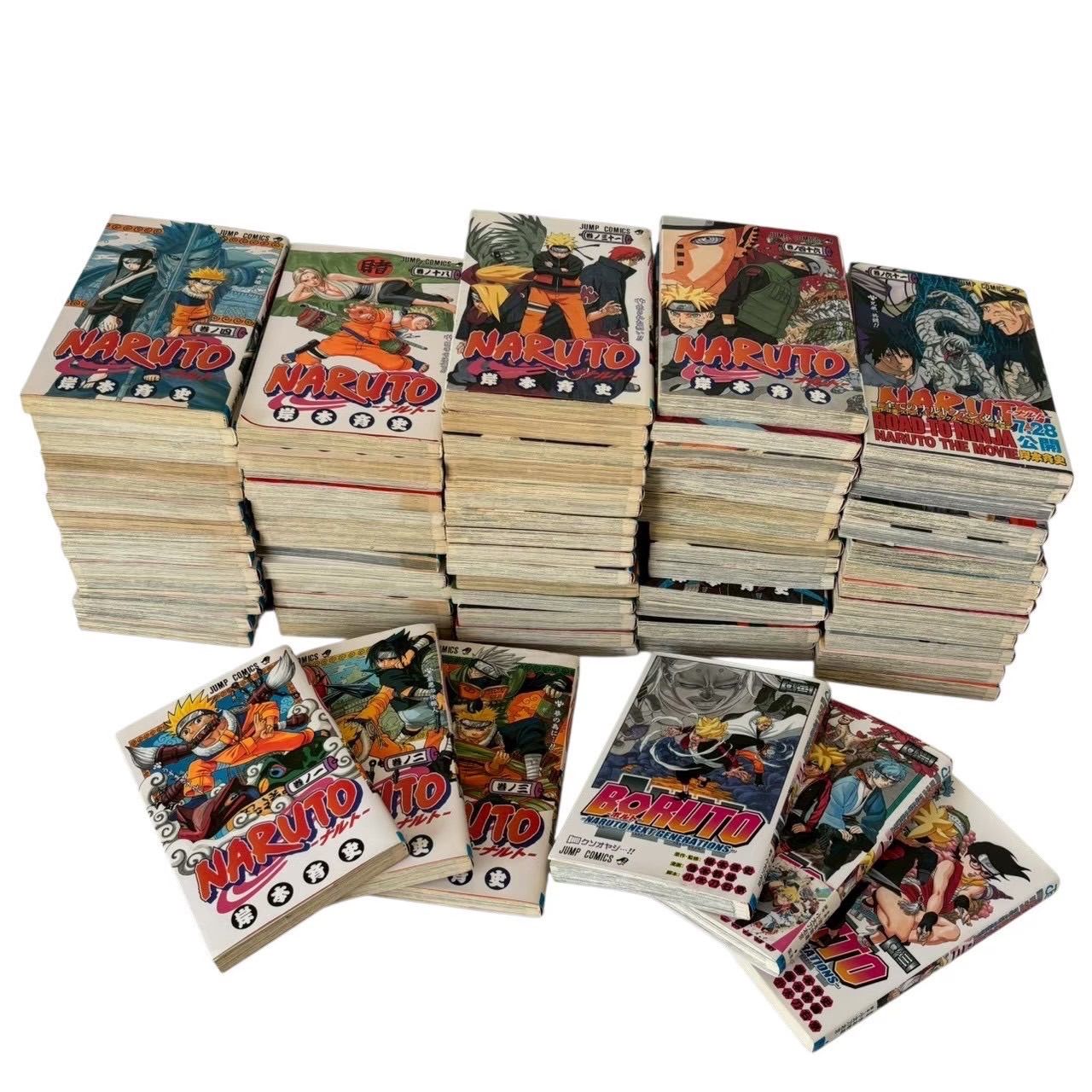 NARUTO 全巻セット 1〜72巻 外伝付き BORUTO 1〜3巻 全巻帯付き ナルト ボルト ジャンプコミックス まとめ売り