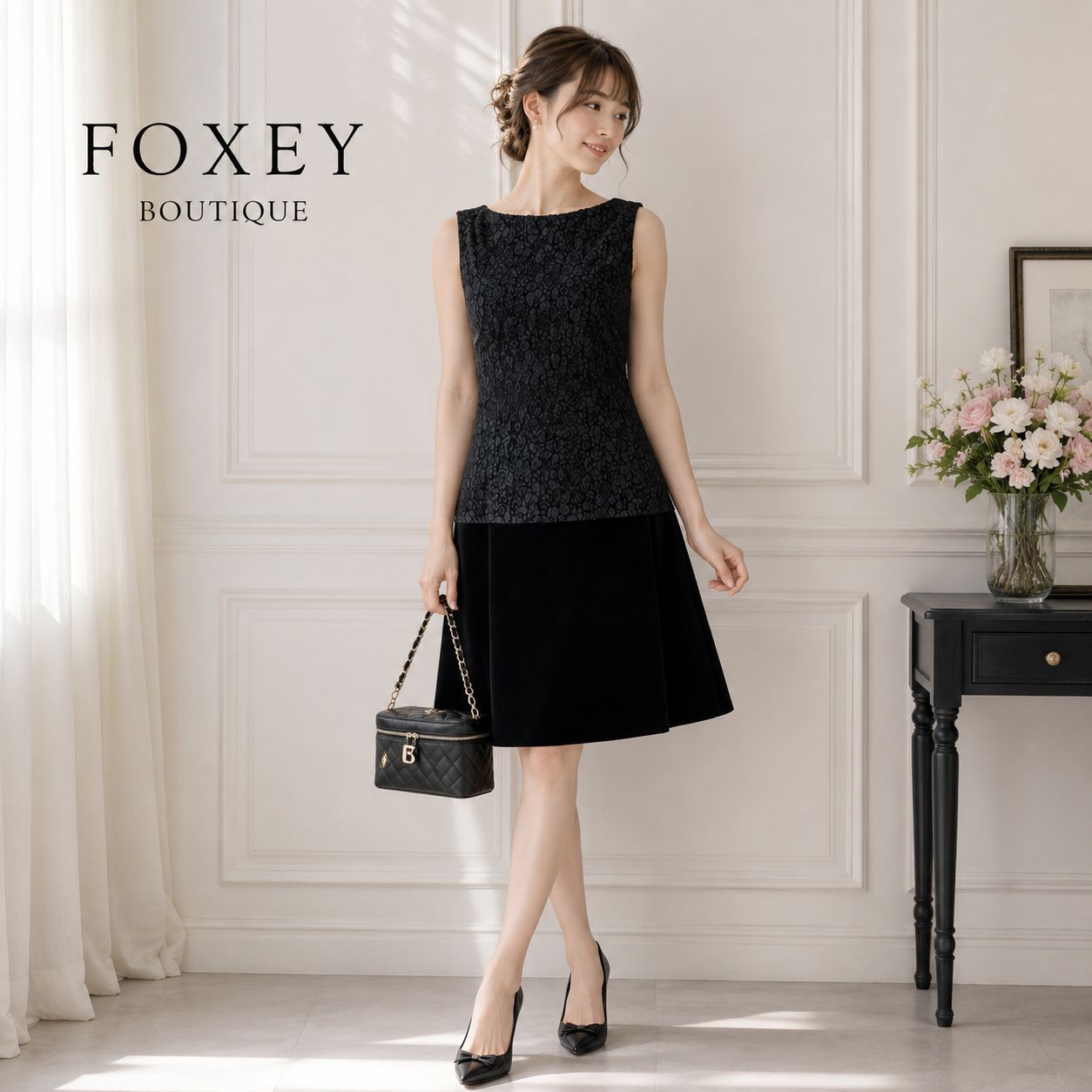 未使用に近い / 参考価格138,600円 / 「圧倒的なクラス感」】FOXEY