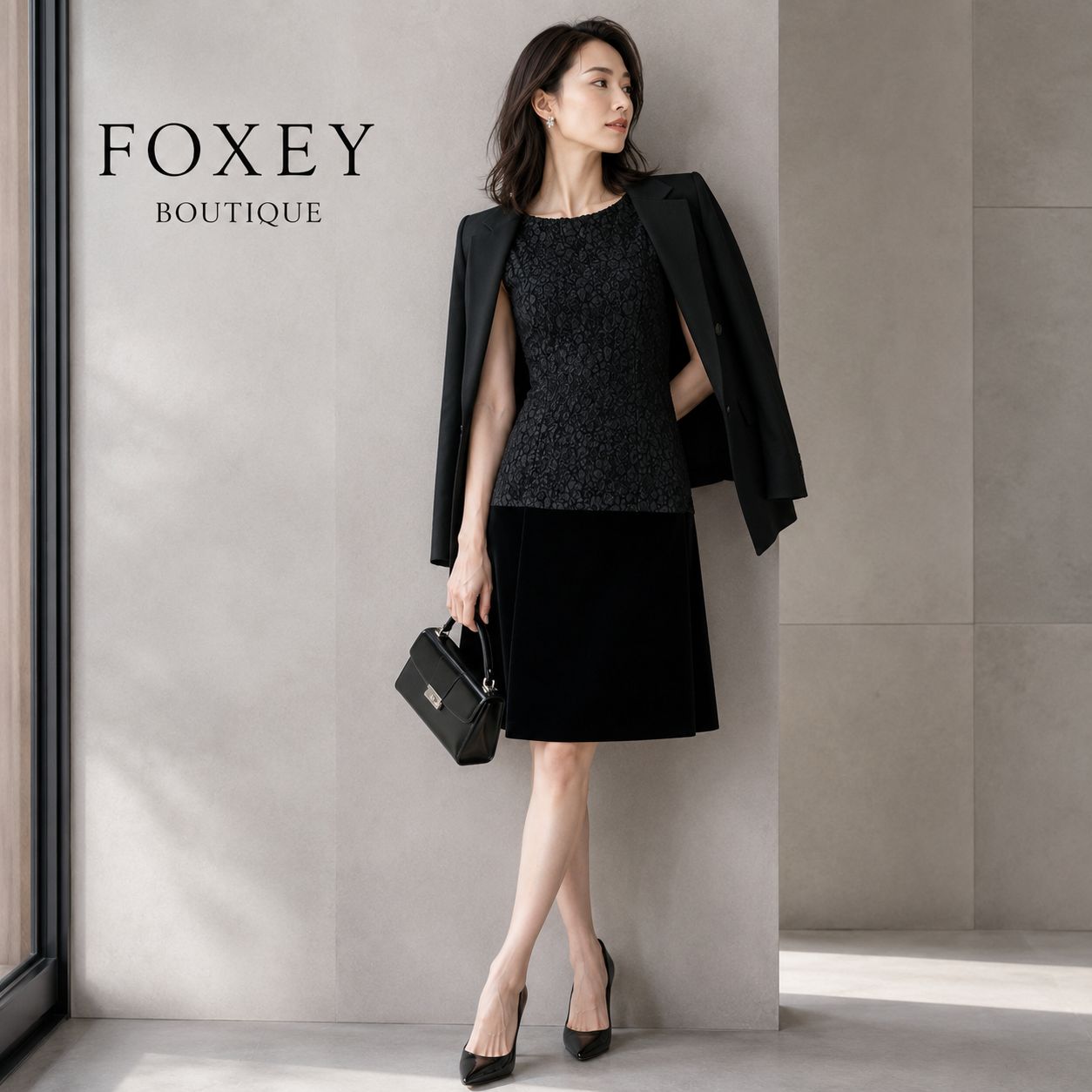 未使用に近い / 参考価格138,600円 / 「圧倒的なクラス感」】FOXEY