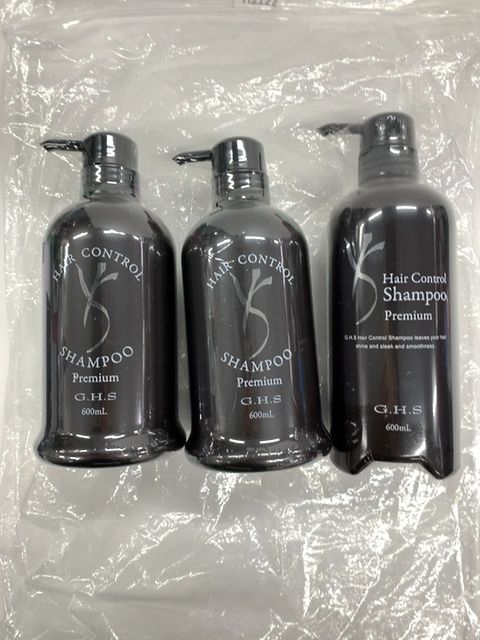 H2122 D G.H.S ヘアーコントロールシャンプー プレミアム 600ml 3点
