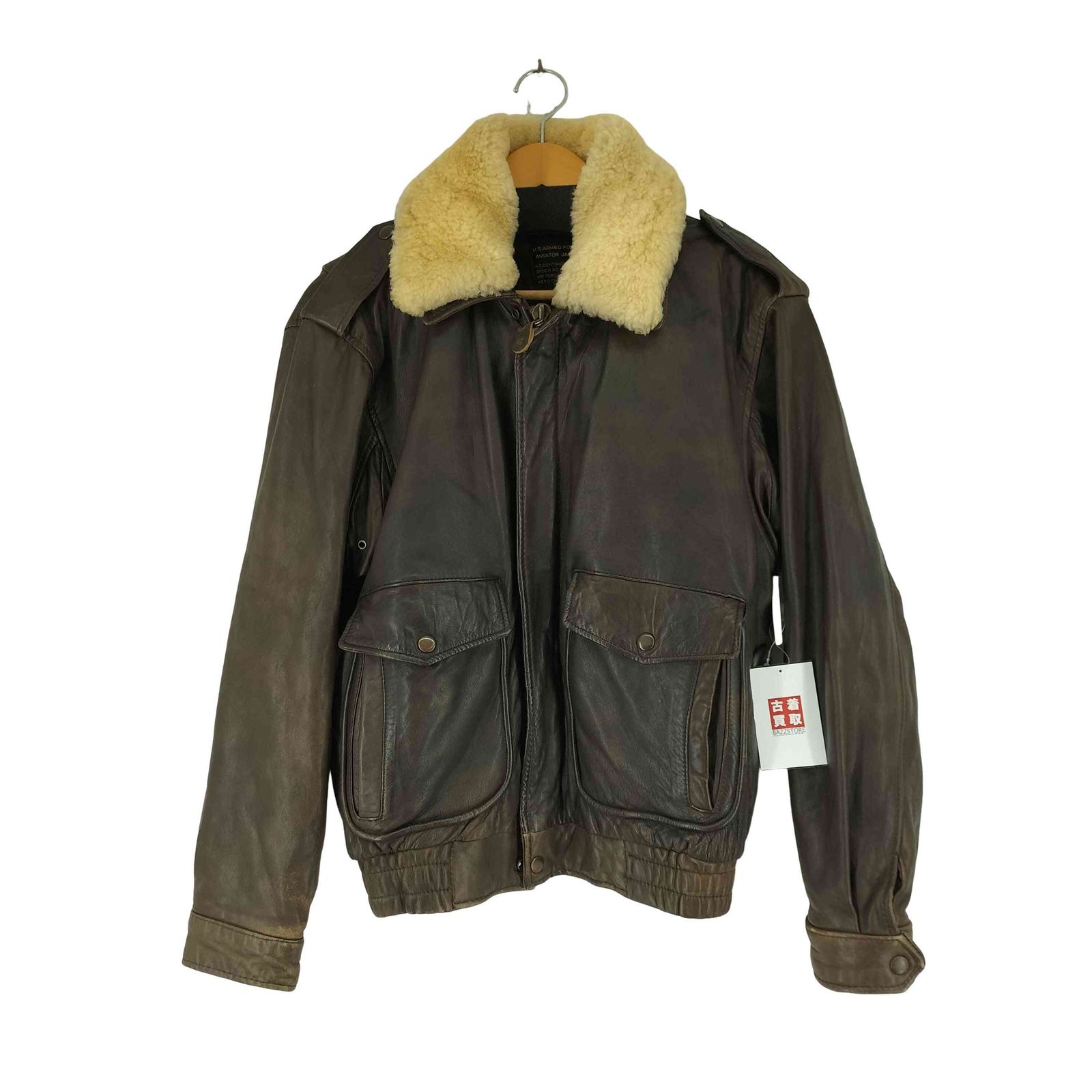 ユーズドフルギ USED古着 AERO CRAFT'S M.F.G. ボア襟 A-2 フライトジャケット メンズ US：40