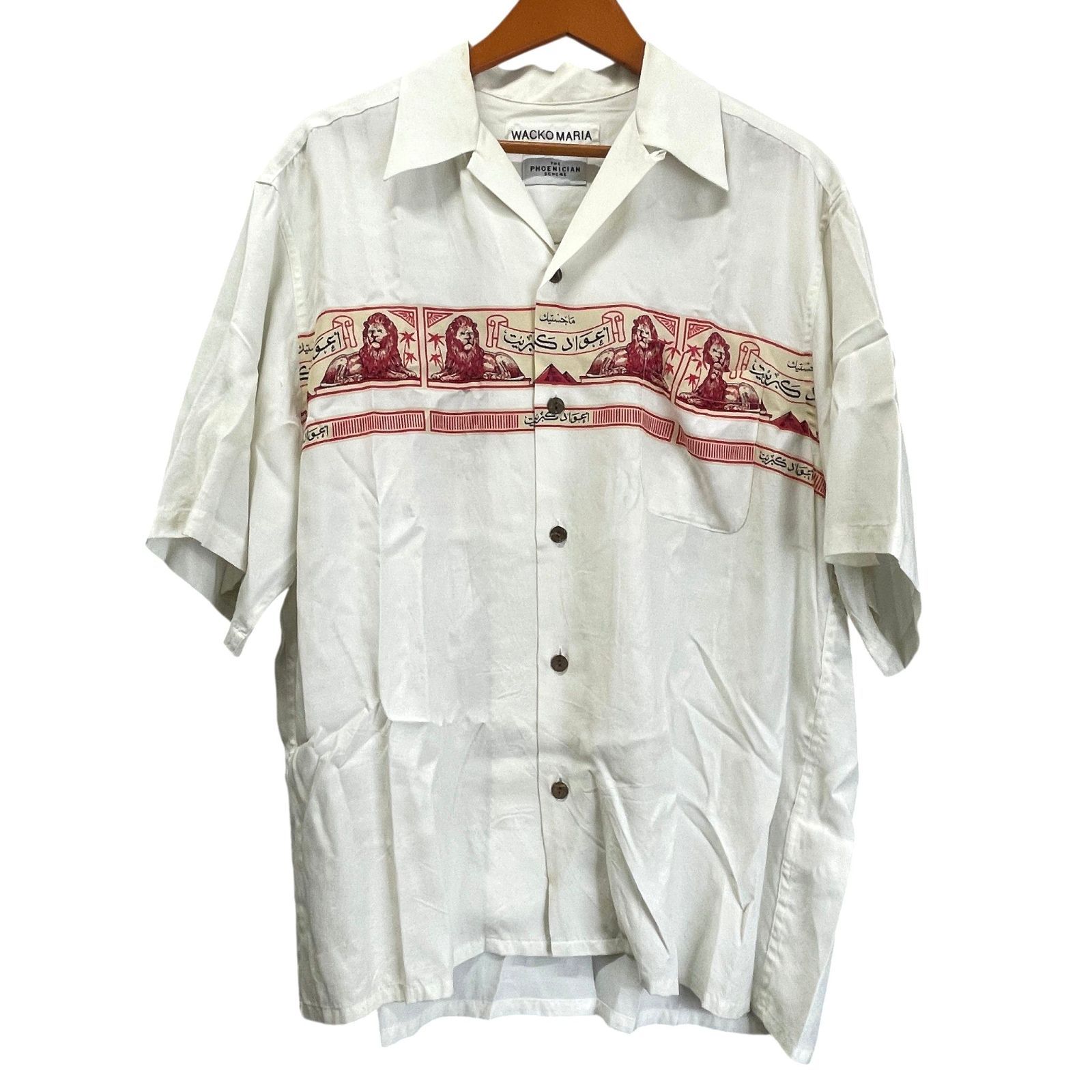 WACKOMARIA　ワコマリア THE PHOENICIAN SCHEME / S/S HAWAIIAN SHIRT　L