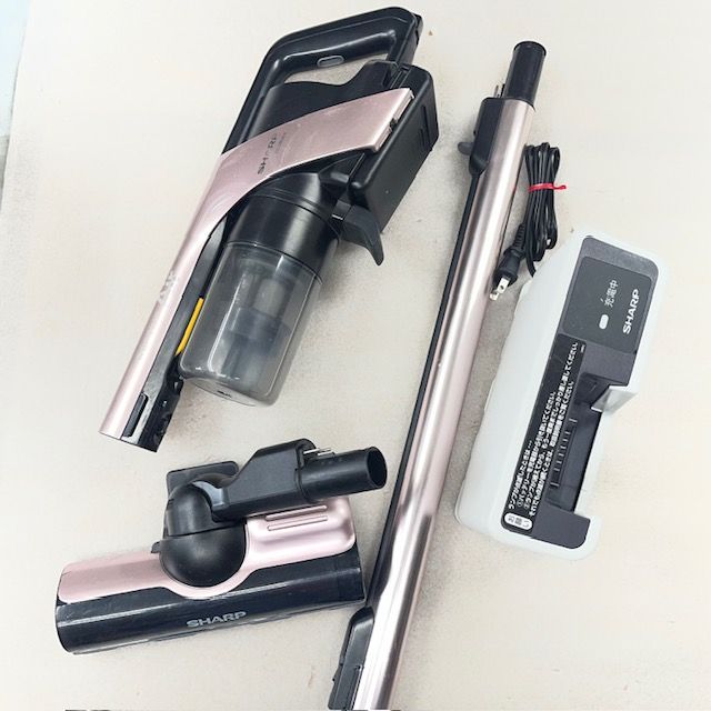 動作確認済】【中古】本体のみ シャープ コードレススティック掃除機