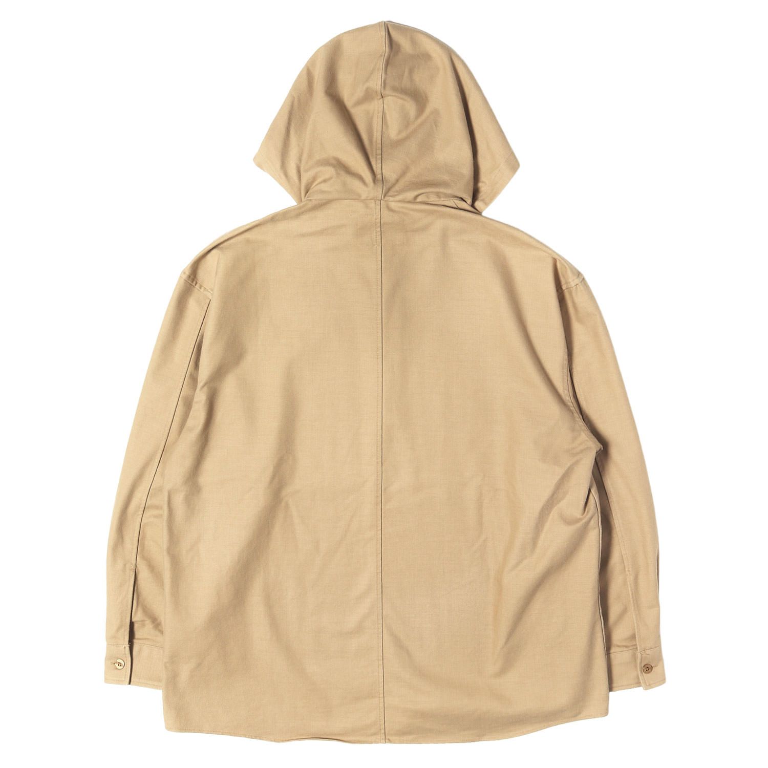 WTAPS ダブルタップス シャツ ベージュ サイズ:L 21AW フード付き