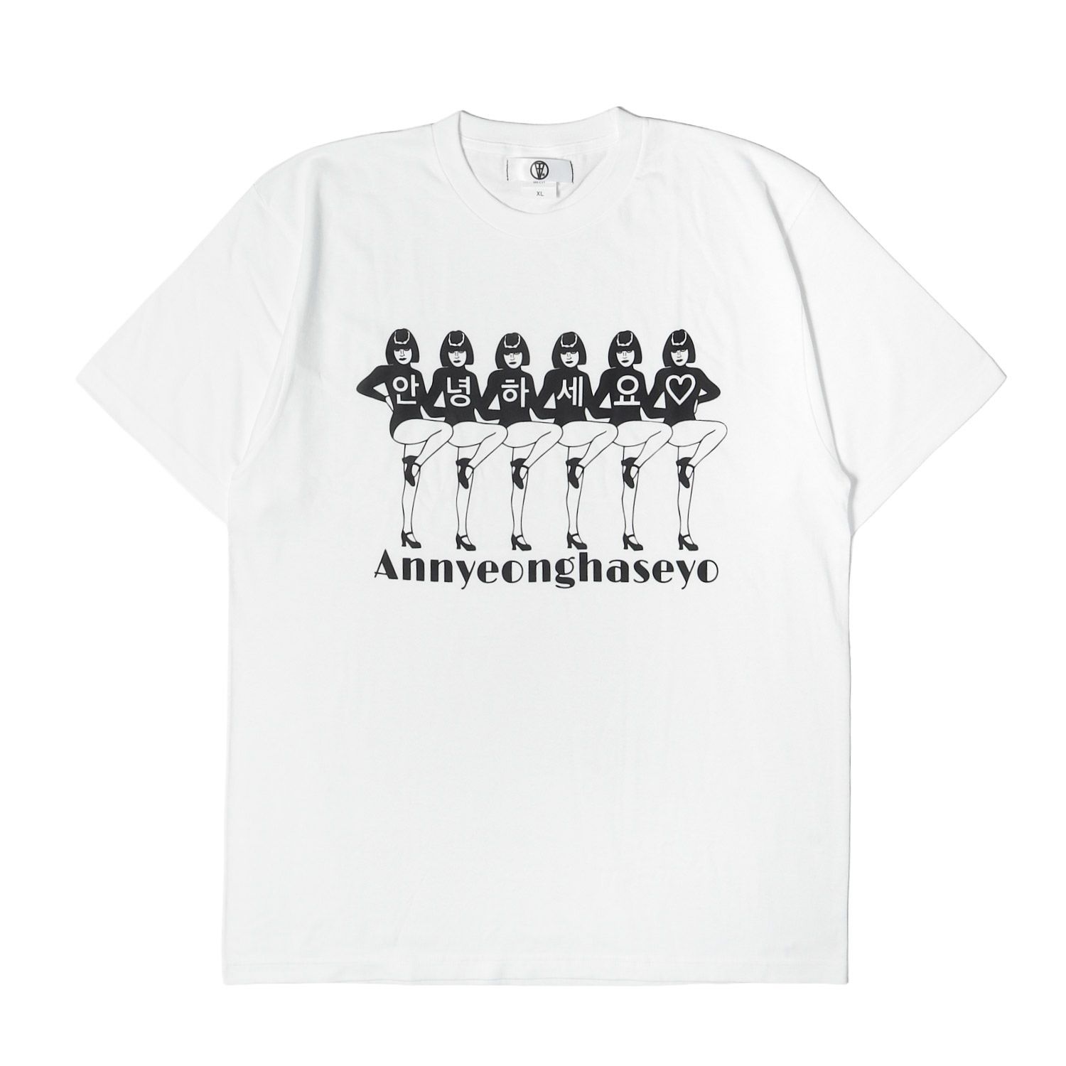 【新品】Traitor トレイター Tシャツ ホワイト 白 サイズ:XL 千葉雄喜 アニョハセヨ クルーネック Tシャツ トップス カットソー 半袖 コラボ【メンズ】