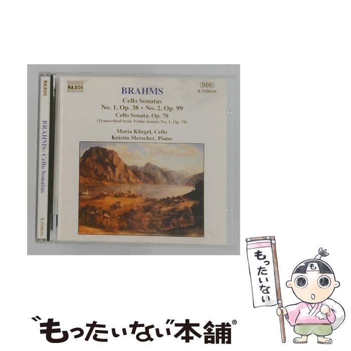 【中古】 [8.550656] BRAHMS: Cello Sonatas / Maria Kliegel / Kristin Merscher / NAXOS