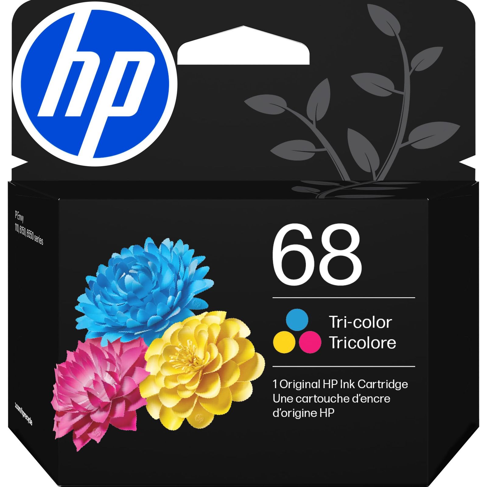 HP 68 3色インクカートリッジ | Works Envy 6100e, 6500eシリーズ | インスタントインク対応 | 7FP20TN | パッケージは異なる場合があります