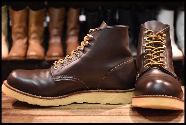 【7.5D 良品 04年】レッドウィング 8160 アイリッシュセッター 茶 ガラスレザー コレクテッドグレイン ブーツ redwing HOPESMORE【GF269】