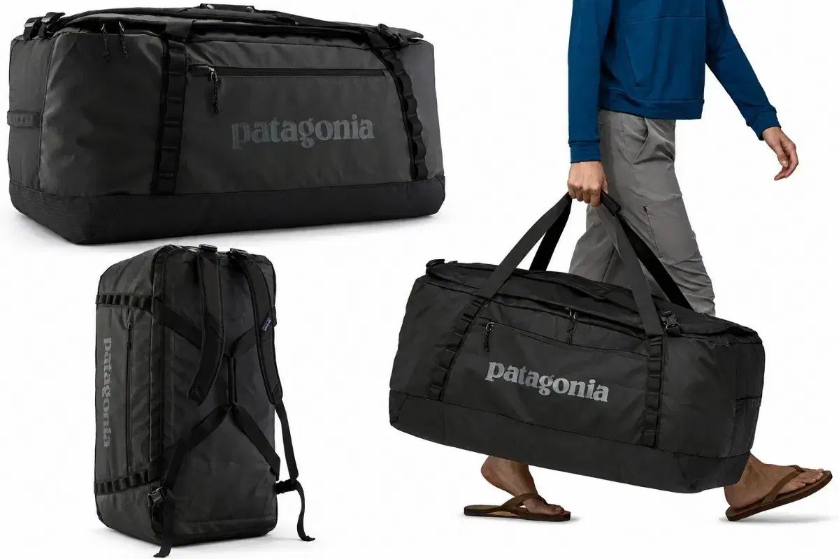 パタゴニア ブラックホール ダッフルバッグ 100L バッグ ブラック/ブラック 新品