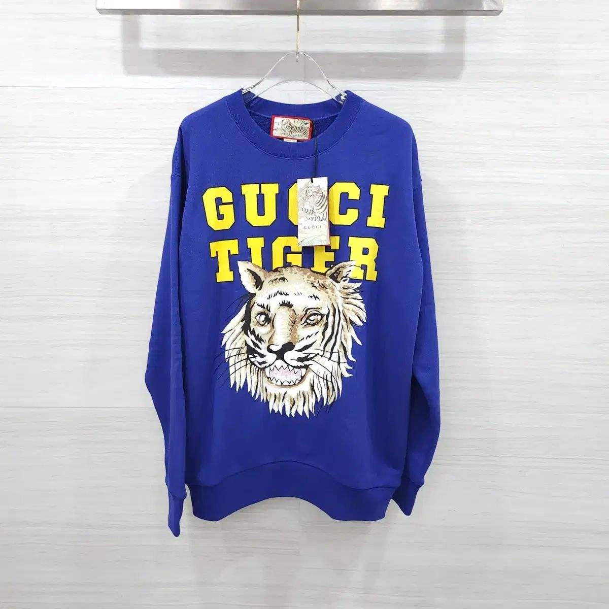 S / グッチ ロゴ プリンティング タイガー スウェット 623245