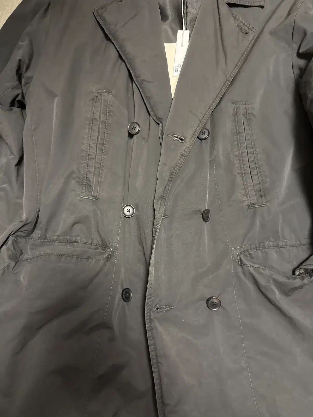 2 ポリテルー スプリング ピ コート DARK OLIVE 新品
