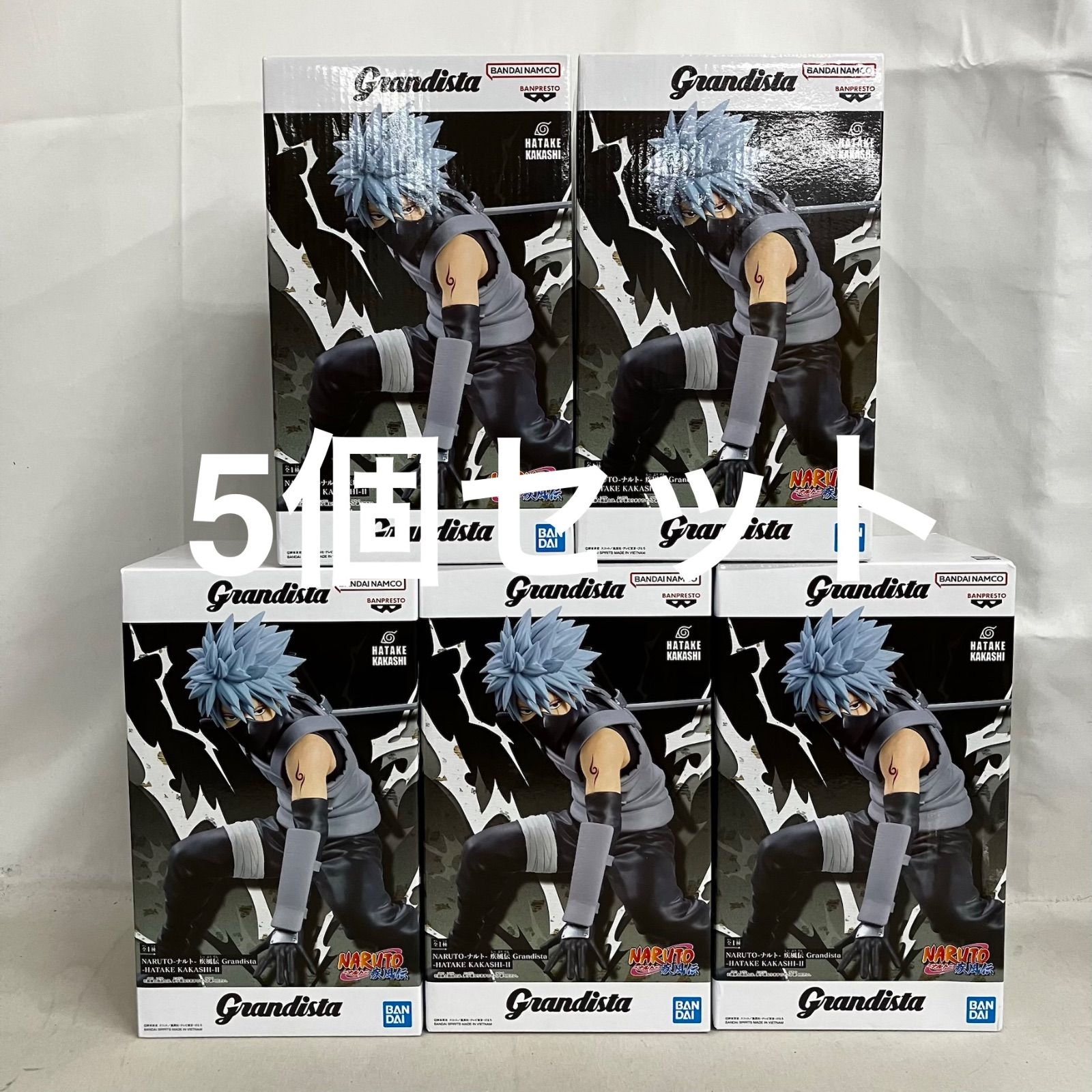未開封 ナルト 疾風伝 Grandista はたけカカシ II フィギュア 5個