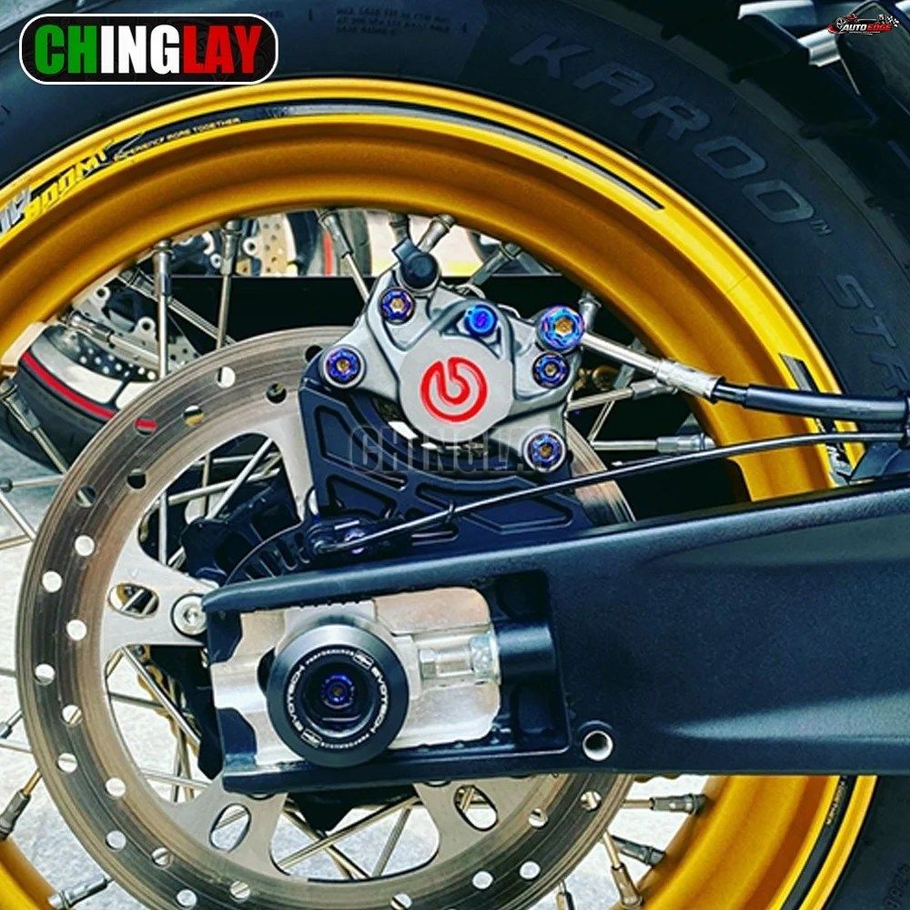 CFMOTO 800NK 800MT 2022-2025用リアキャリパーサポート、ブレンボ2Pブレーキキャリパーブラケットアダプター、アルミニウム合金アクセサリ