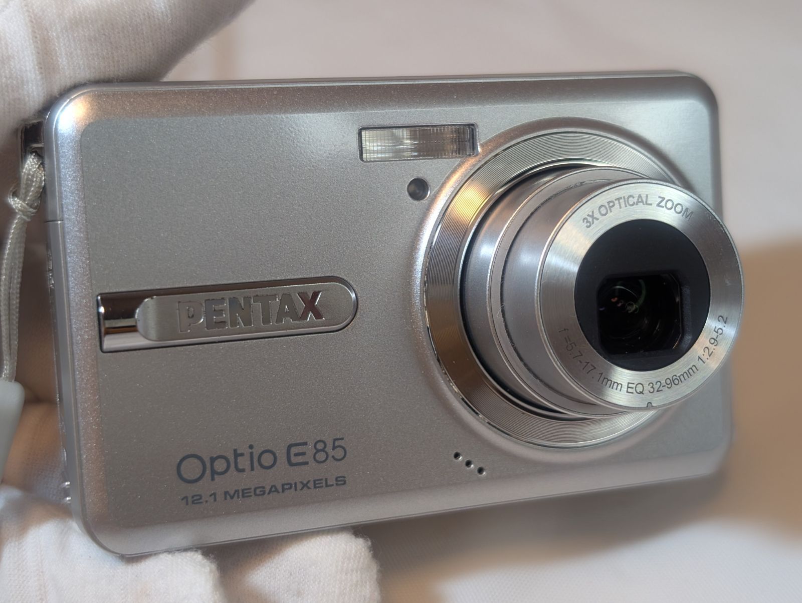 ペンタックス PENTAX Optio E85シルバー コンデジ カメラ 中古 - メルカリ
